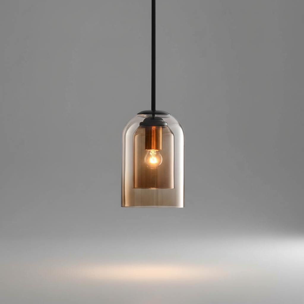 Doppelschicht Glasanhänger Leuchte - SmokeBeam