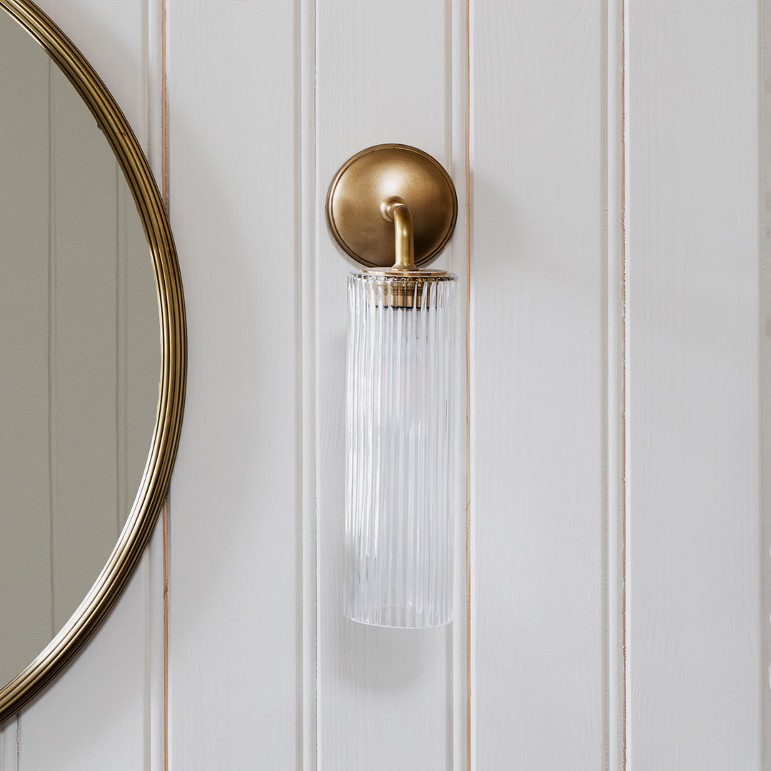 Massives Messing Wandlicht - GleamHorn