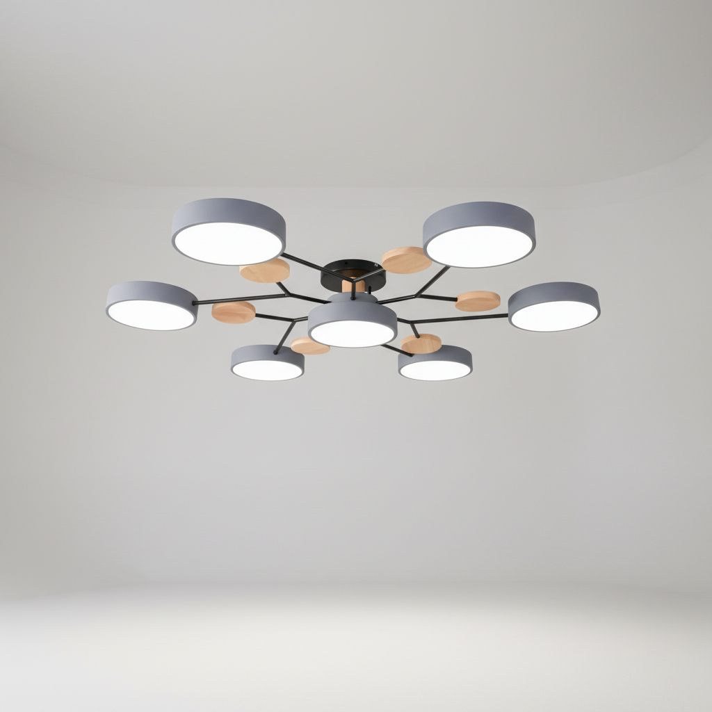 Skandinavische LED Deckenleuchte - SkandiGlow