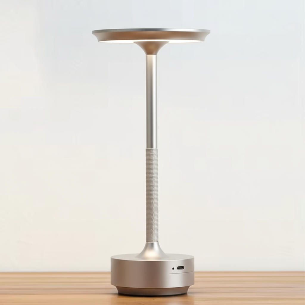 ClarityGlow DeLuxe | Wireless LED Table Lamp
