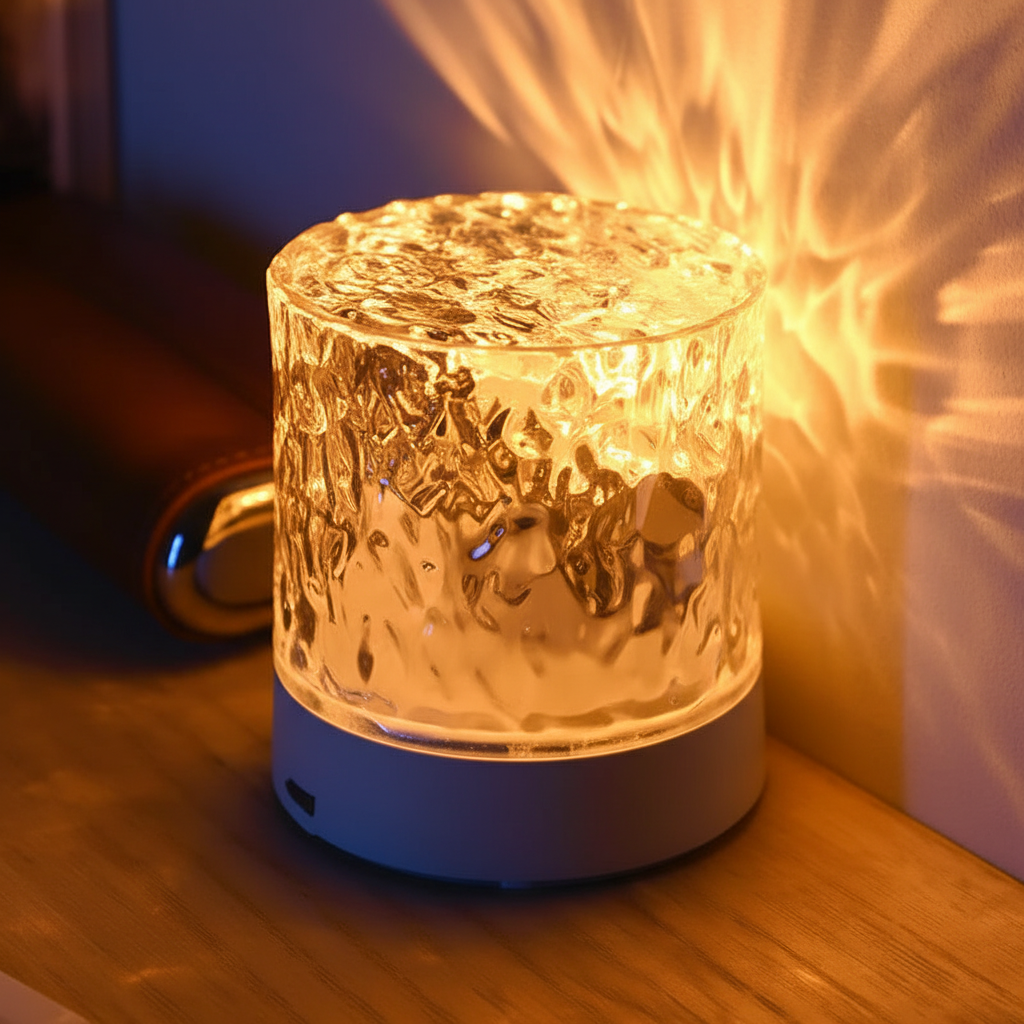 Acryl Glas Wassereffekt Lampe - AuraRipple