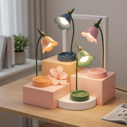 Blütenblattförmige Tischlampe - GlowBlossom