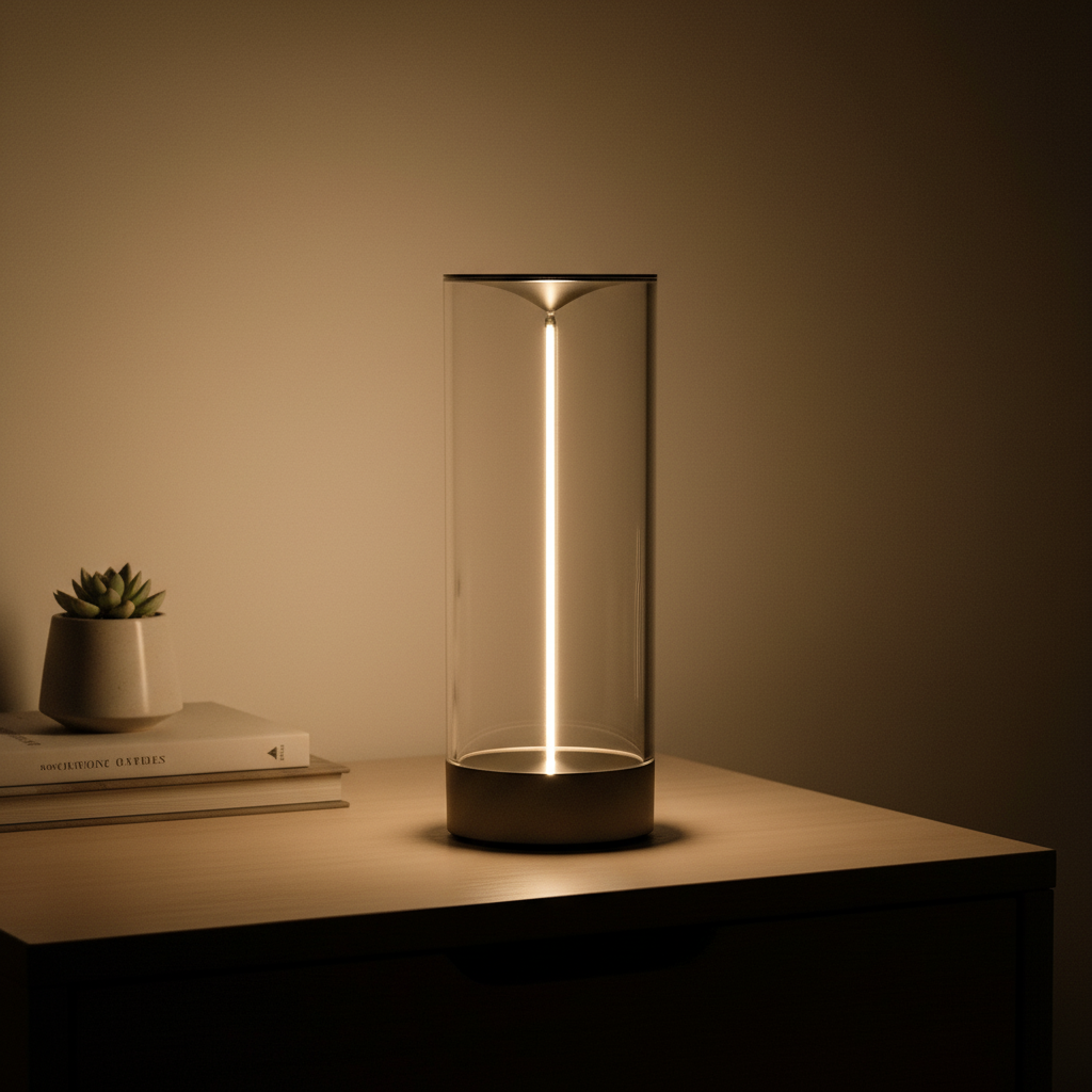 Drahtlose Zylindrische Tischlampe - MagniBeam