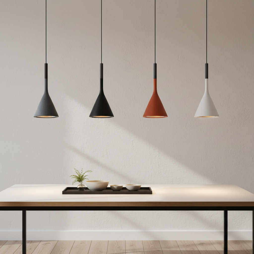 Dreieckige Metall Hängeleuchte - Triluxen