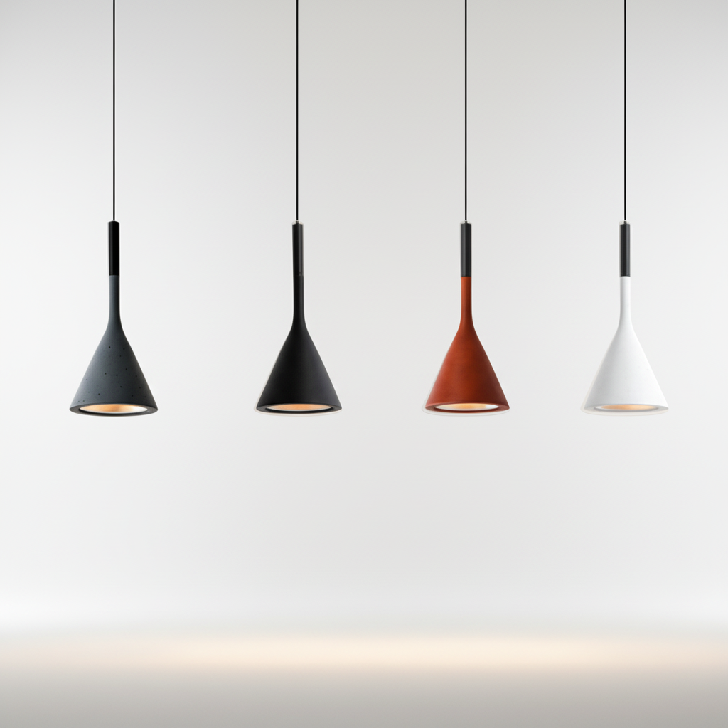 Dreieckige Metall Hängeleuchte - Triluxen