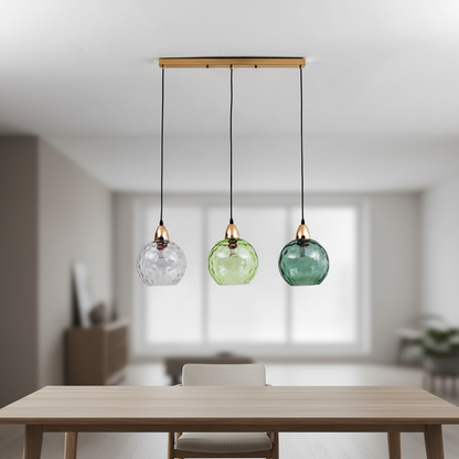 Dreiflammige Clusterleuchte - GlassGleam