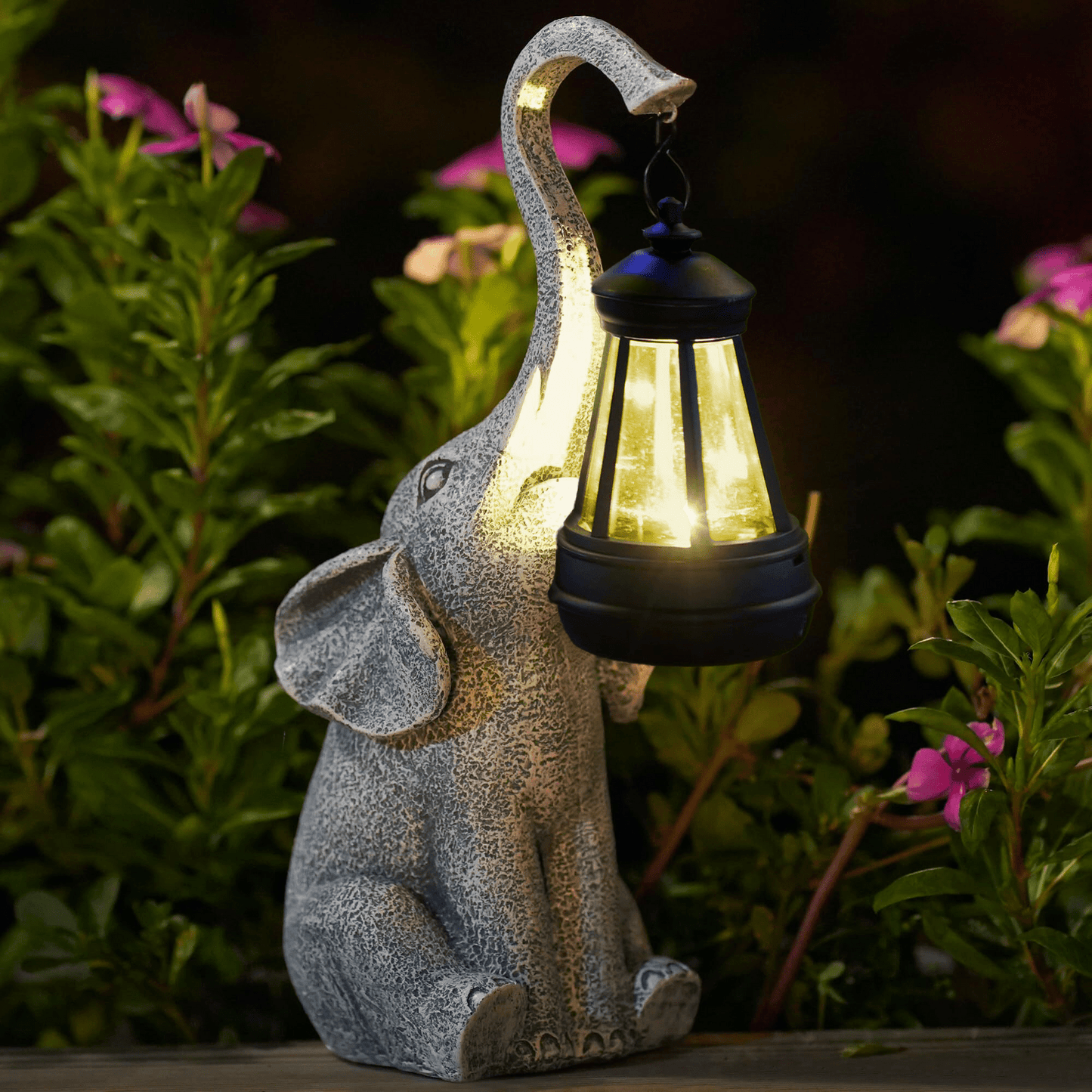 Freistehende Außenlampe Im Tierdesign - Glowphant