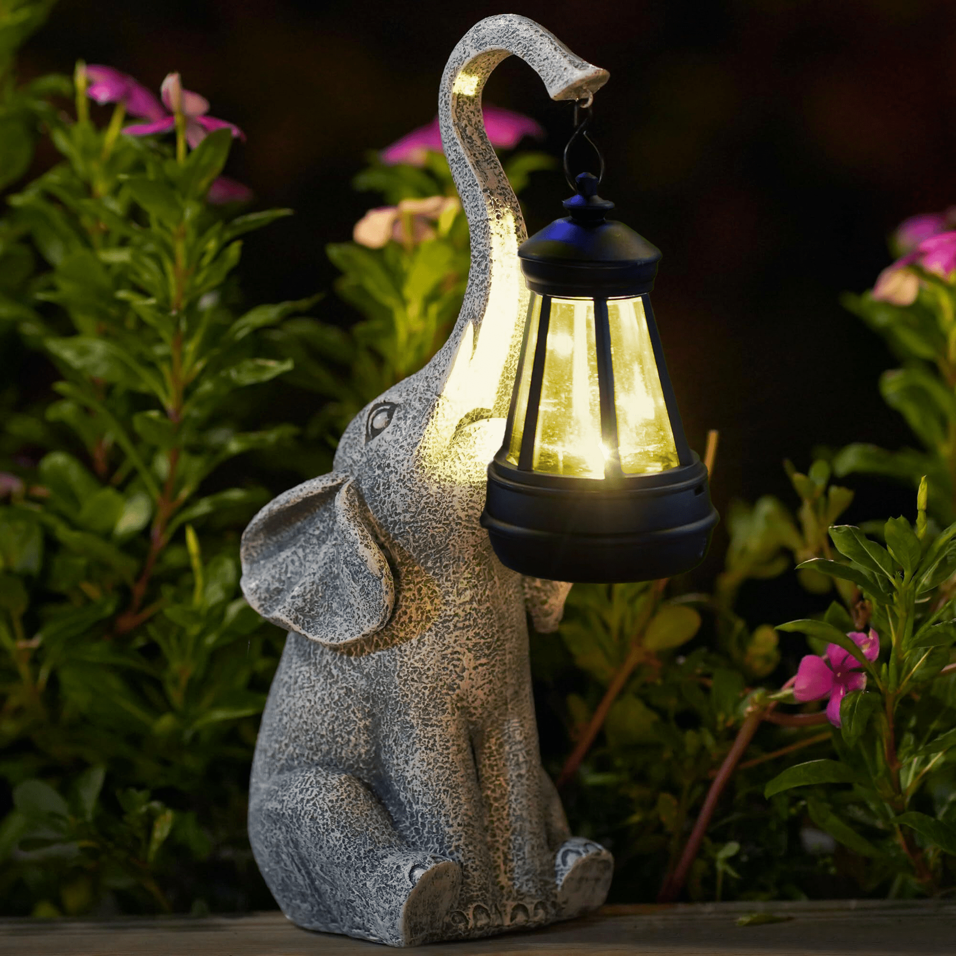 Freistehende Außenlampe Im Tierdesign - Glowphant