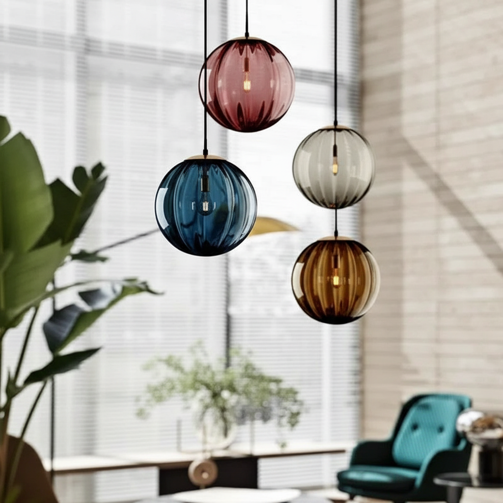 Glaskugel Pendelleuchte - Hangwave