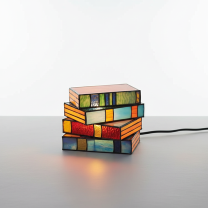 Handgearbeitetes Kunststofflampenobjekt - PageLume