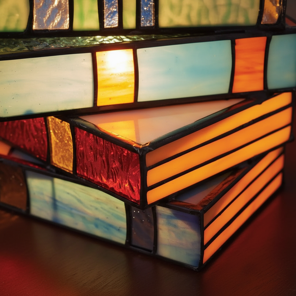 Handgearbeitetes Kunststofflampenobjekt - PageLume