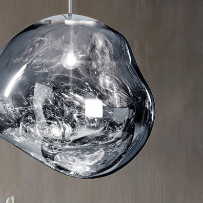 Handgeformte Kugelglasleuchte - Glassiva