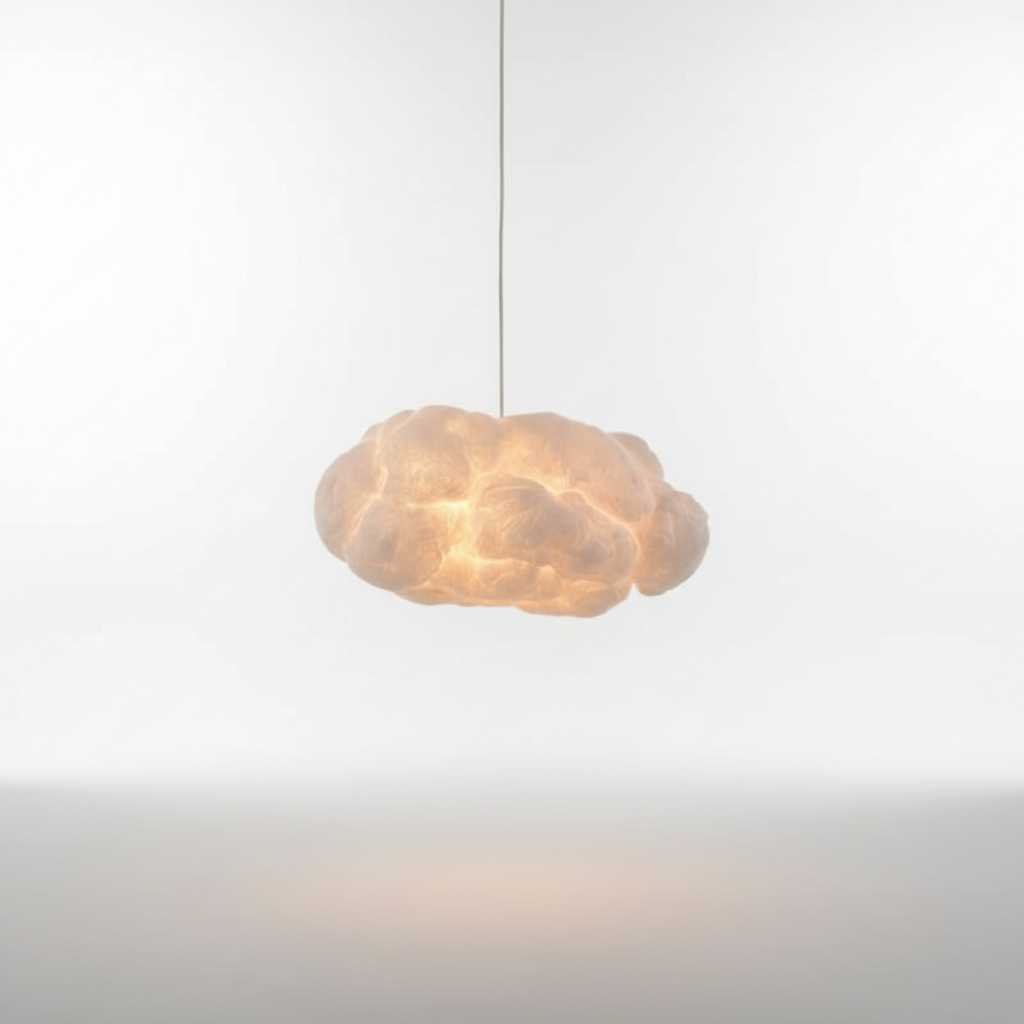 Hängelampe Wolkenform PVC Baumwolle - Cloudora