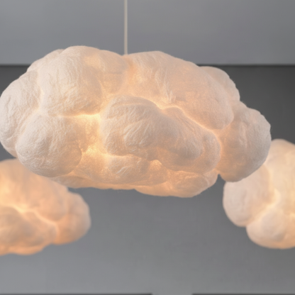Hängelampe Wolkenform PVC Baumwolle - Cloudora