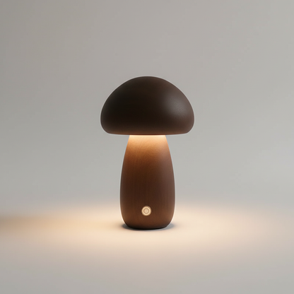 Hölzernes Pilznachtlicht - GlowMush