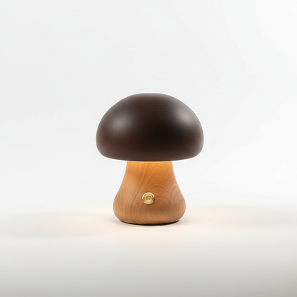 Hölzernes Pilznachtlicht - GlowMush
