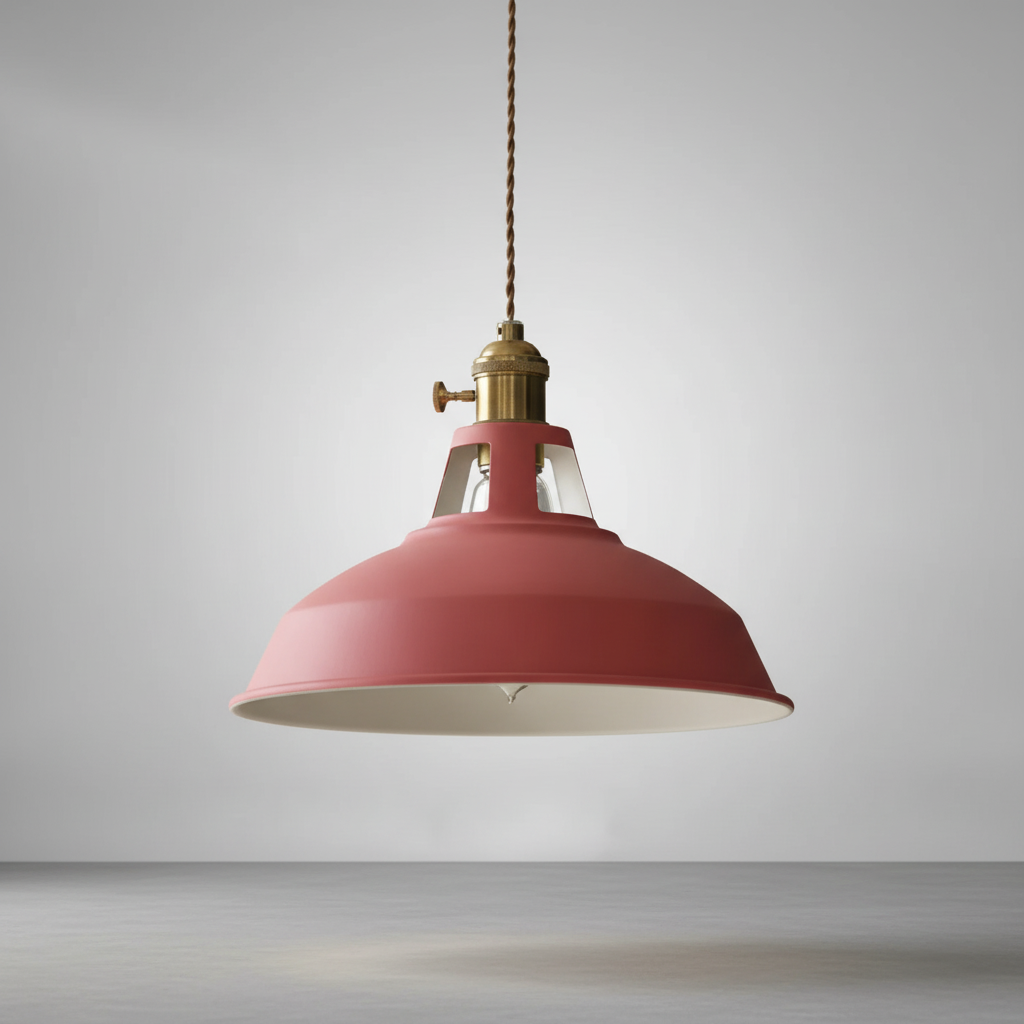 Industrielle Metall Hängelampe - IndustroGlow