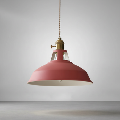 Industrielle Metall Hängelampe - IndustroGlow