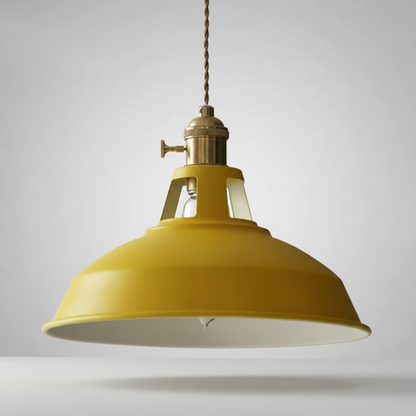 Industrielle Metall Hängelampe - IndustroGlow