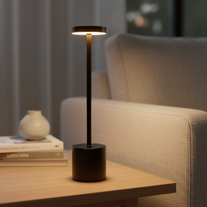 Kabellose LED Tischleuchte Aus Metall - Glowara