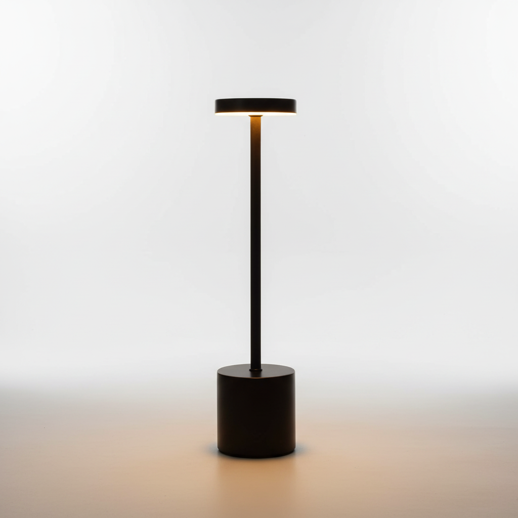 Kabellose LED Tischleuchte Aus Metall - Glowara