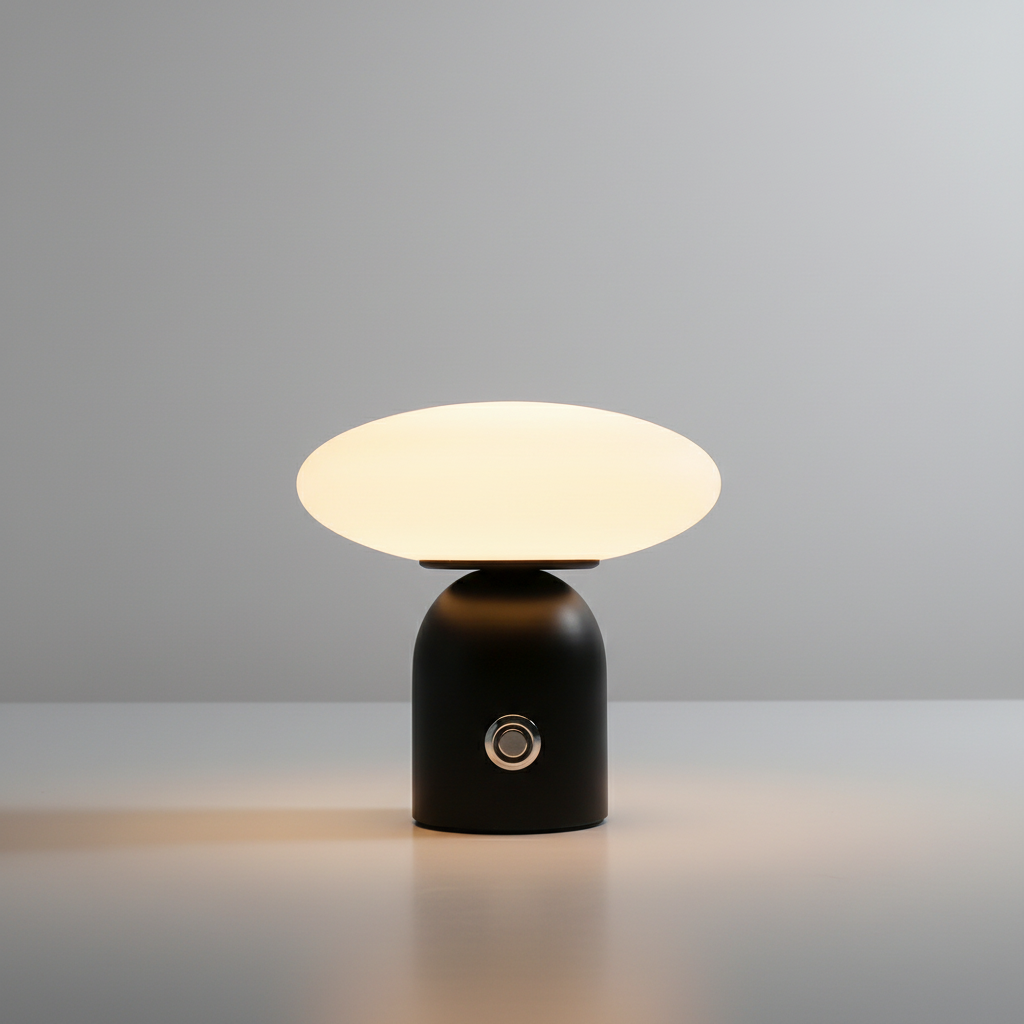 Kabellose Skandinavische Tischlampe - SoftGleam