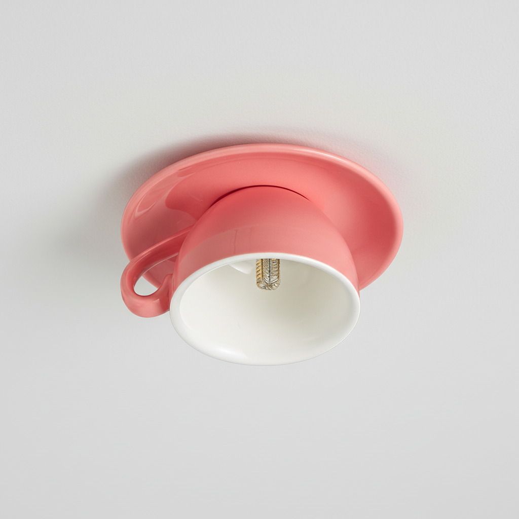 Keramik Deckenleuchte Kaffeeform - CeramiKiss