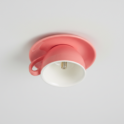 Keramik Deckenleuchte Kaffeeform - CeramiKiss