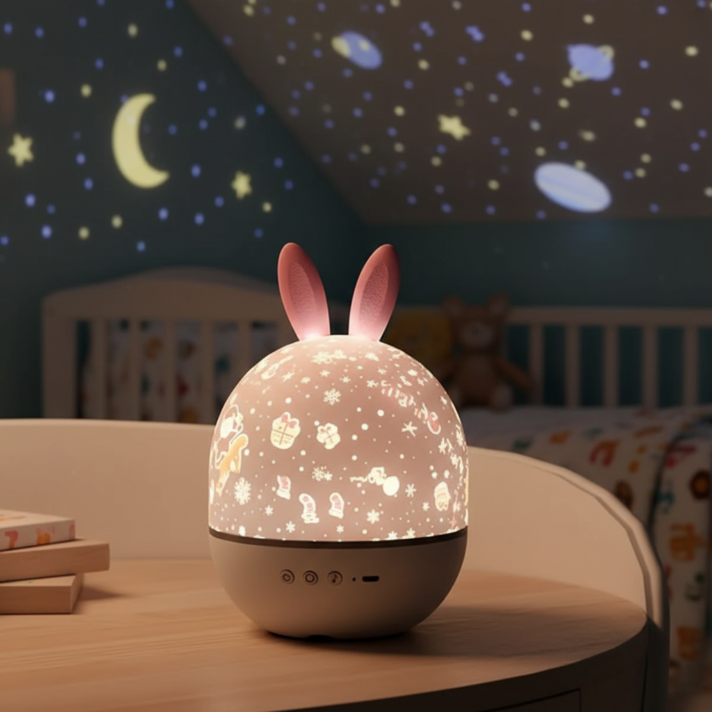 Kinderzimmer Sternenprojektor Kunststoff - Moonbunny