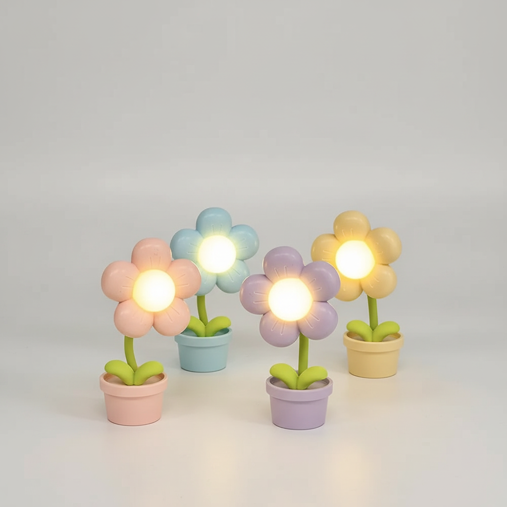 Kleine Kunststoff Tischleuchte - DaisyBeam