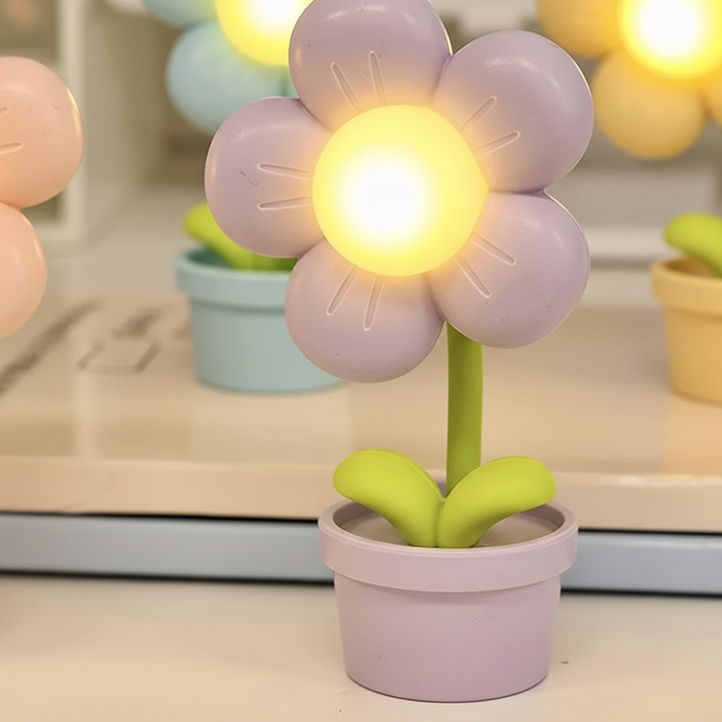 Kleine Kunststoff Tischleuchte - DaisyBeam