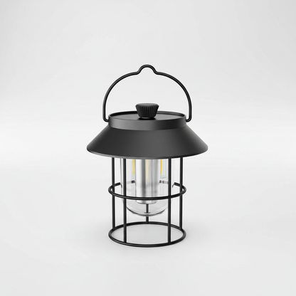 Kompakte Retro Campinglampe - CampAura