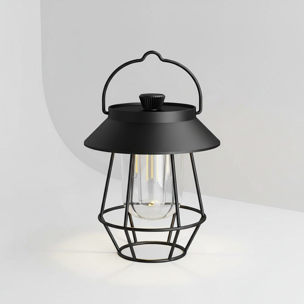 Kompakte Retro Campinglampe - CampAura