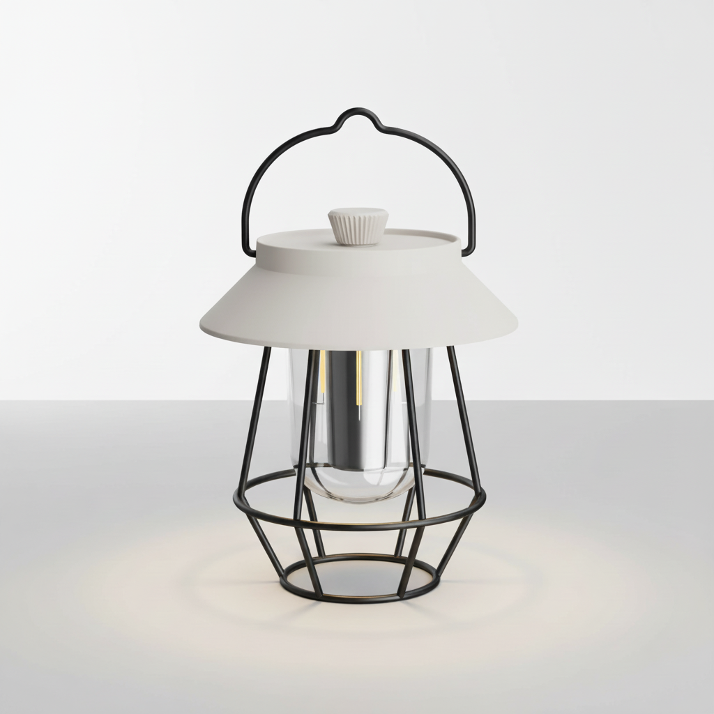 Kompakte Retro Campinglampe - CampAura