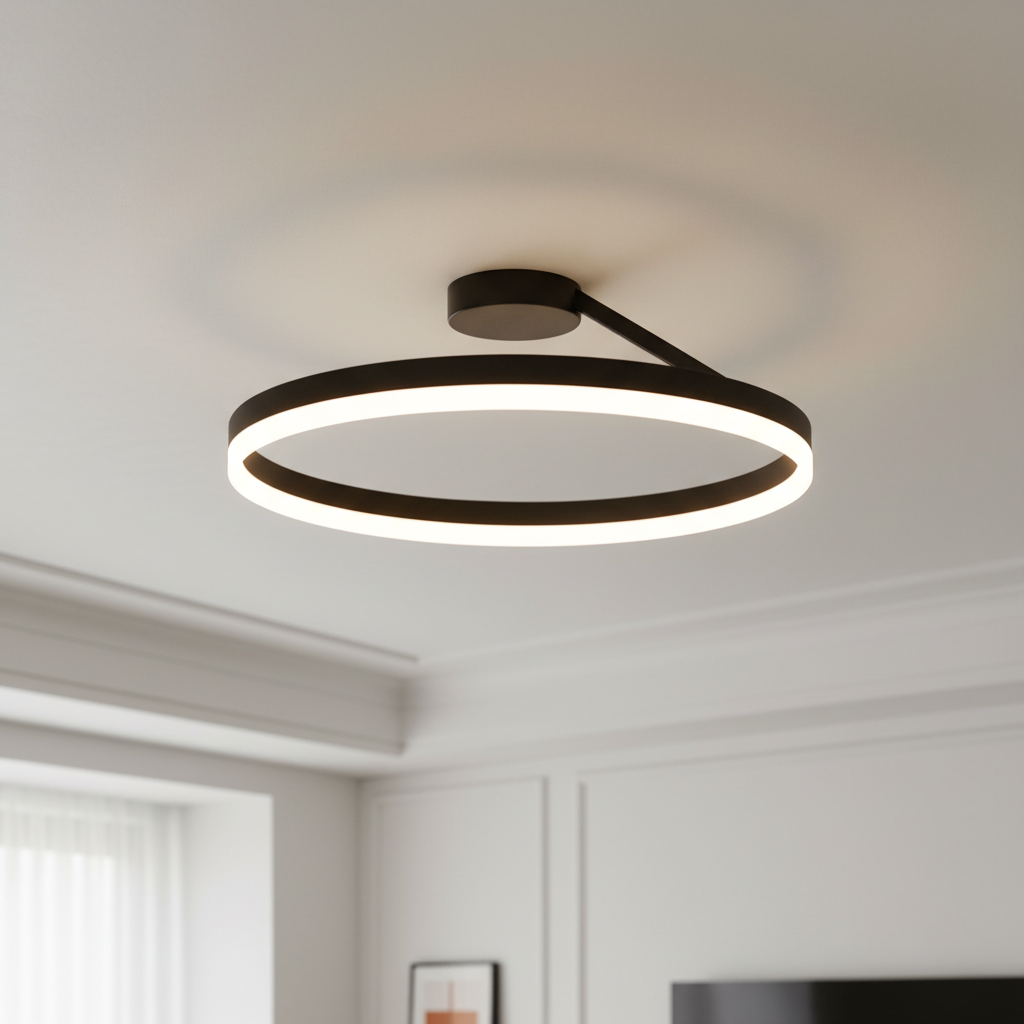 LED Deckenleuchte Metall Acryl - Glowhalo