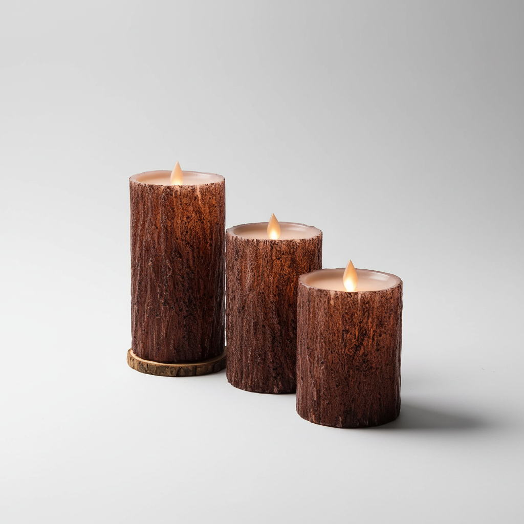 LED Dekokerze Kugelform - WarmAura