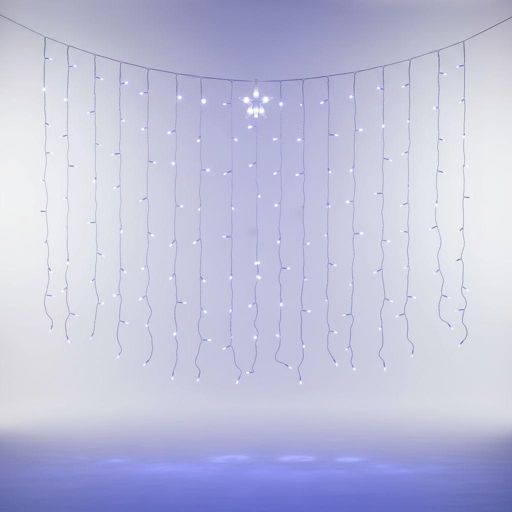 LED Eiszapfen Lichterkette Außen - IceLumin