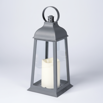 LED Kerzenlaterne Mit Glas - PorchAura