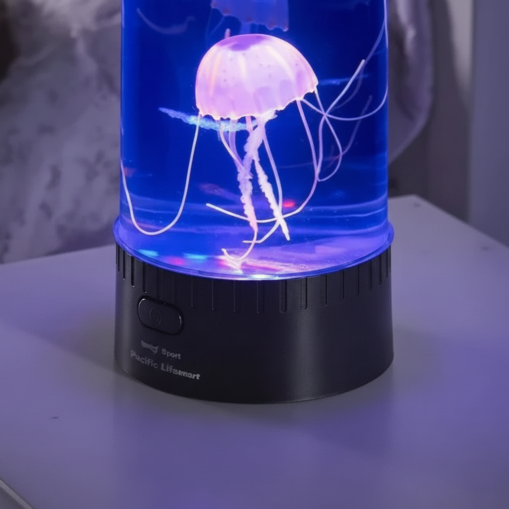 LED Quallenlampe Zylindrisch - Jellyglow