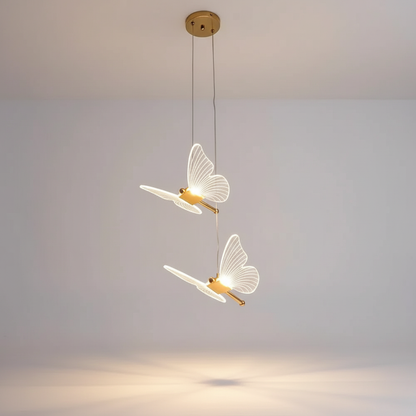 LED Schmetterling Hängeleuchte - Glowflutter