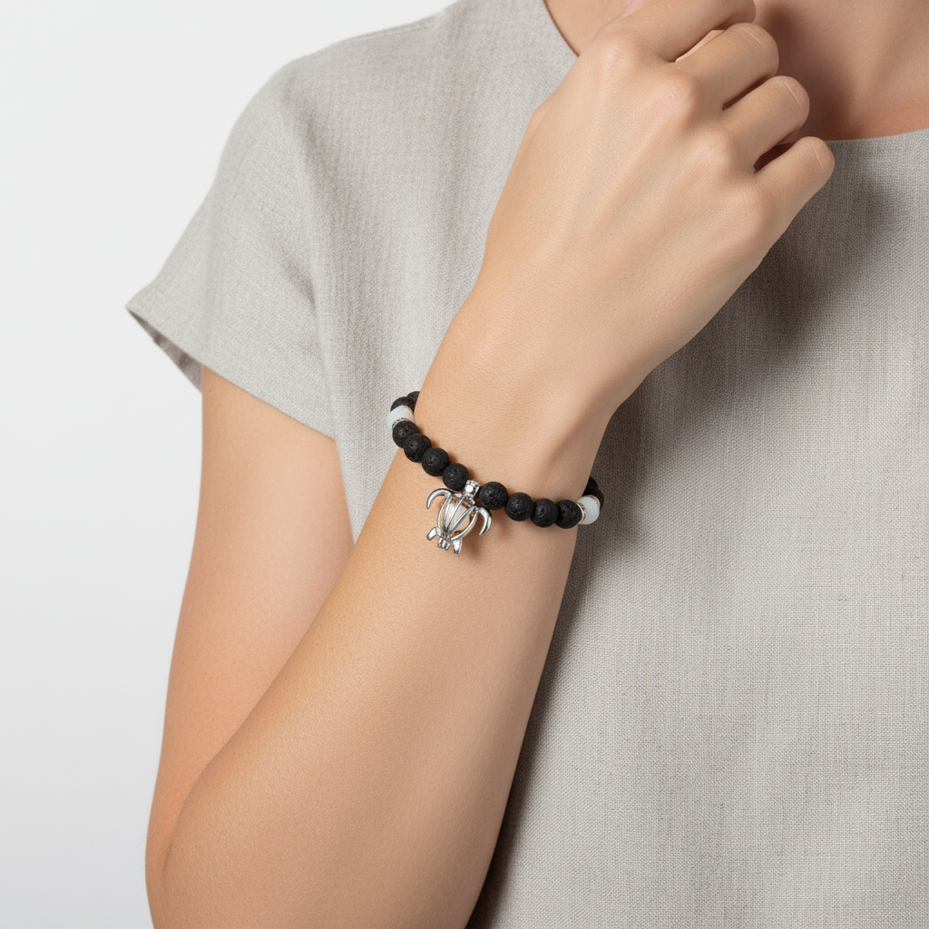 Leuchtendes Perlenarmband - GlowLotus