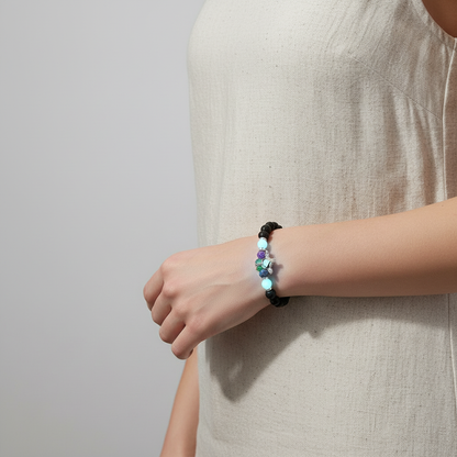 Leuchtendes Perlenarmband - GlowLotus
