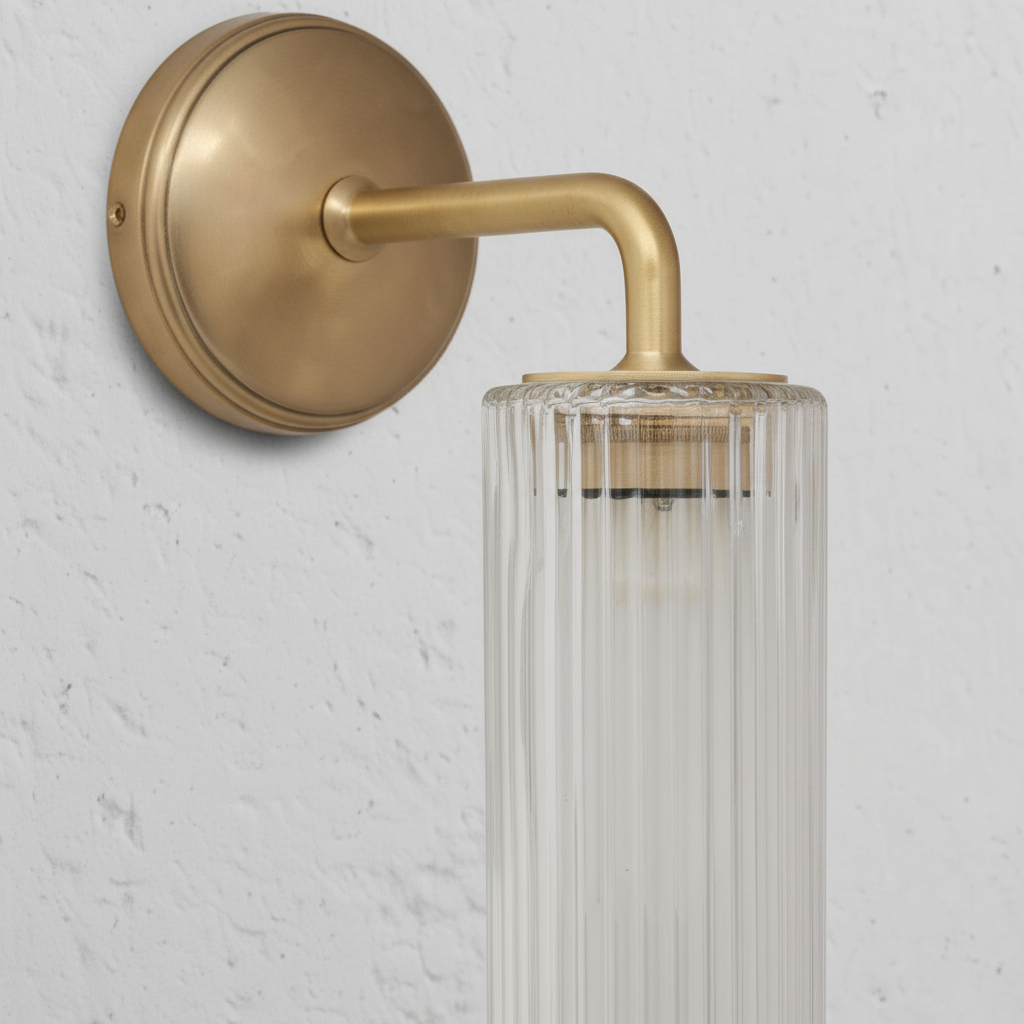 Massives Messing Wandlicht - GleamHorn