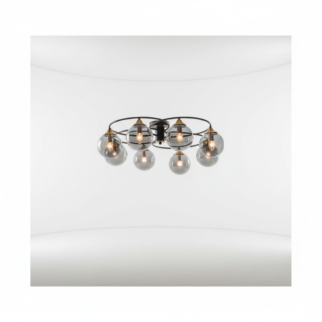 Mehrflammige Glasleuchte - HaloGlint