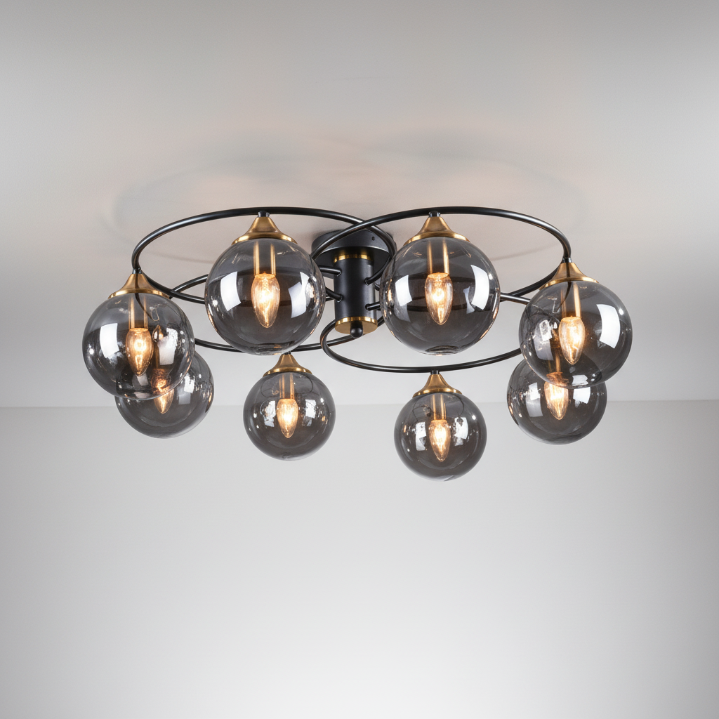 Mehrflammige Glasleuchte - HaloGlint