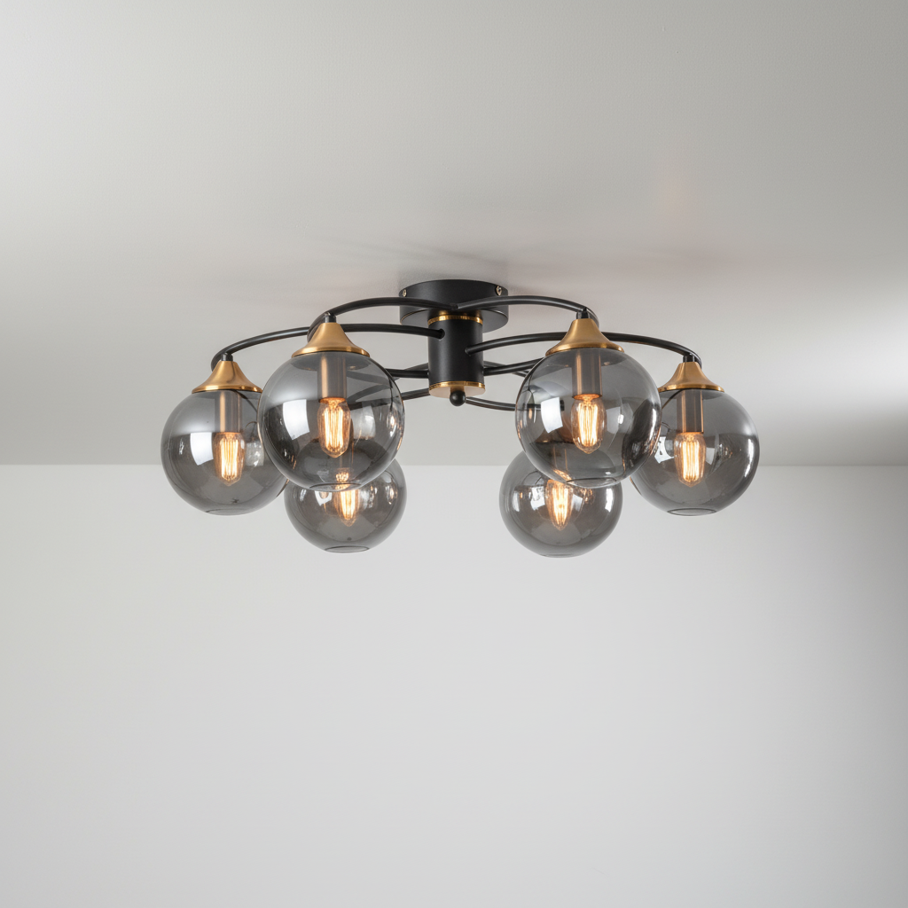 Mehrflammige Glasleuchte - HaloGlint