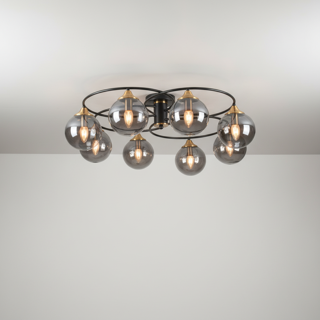 Mehrflammige Glasleuchte - HaloGlint