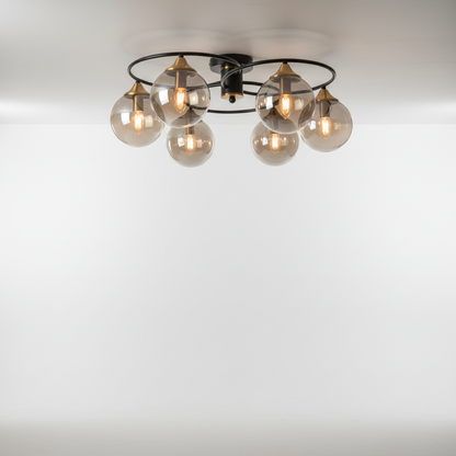 Mehrflammige Glasleuchte - HaloGlint