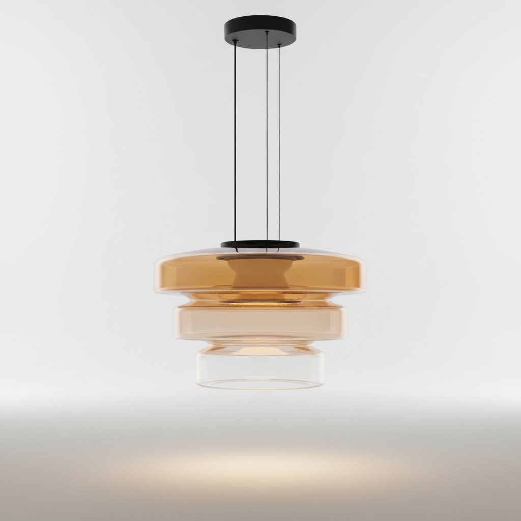 Mehrstufige LED Pendelleuchte - AuraLoft