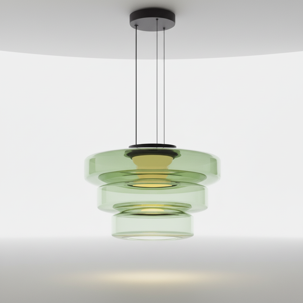 Mehrstufige LED Pendelleuchte - AuraLoft